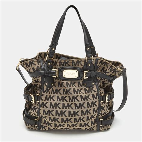 michael kors gansevoort tote black|Michael Kors Gansevoort Tote Bags for Women for sale .